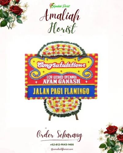 Bunga Papan Congratulation di Pirikan